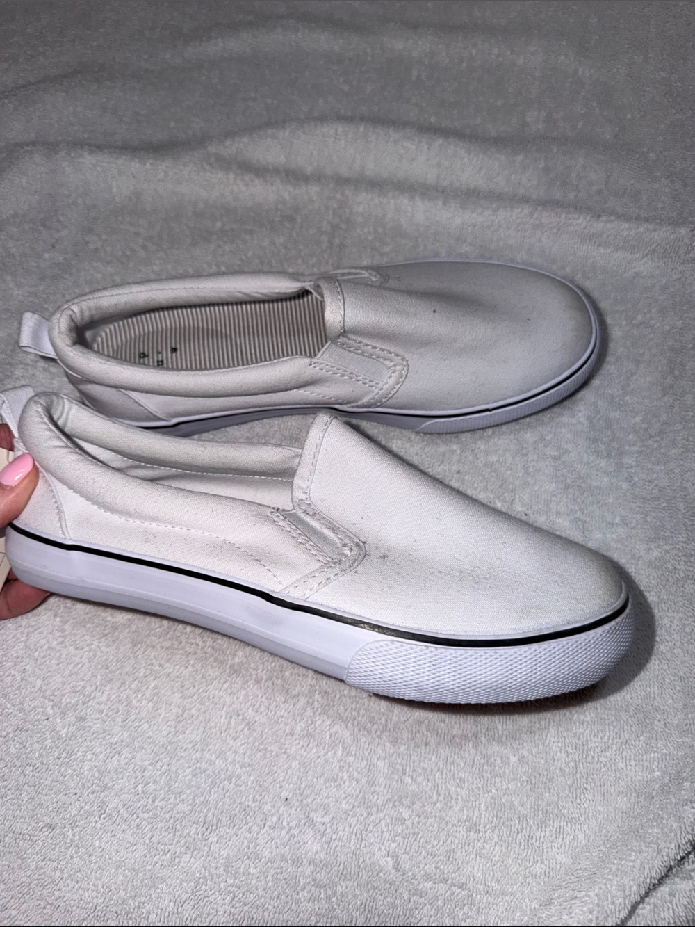 a new day White Slip-On Women's Sneakers